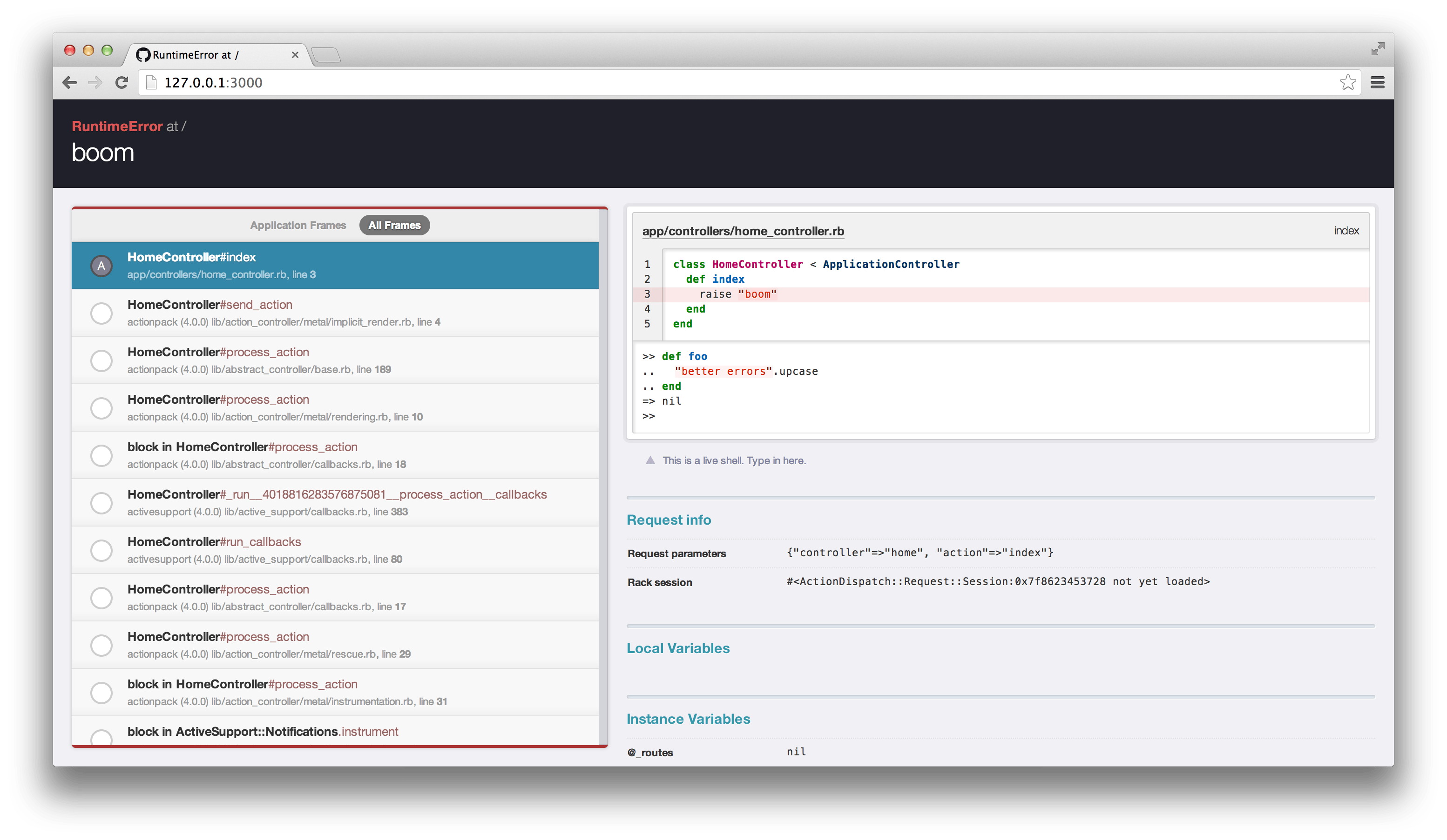 better_errors page